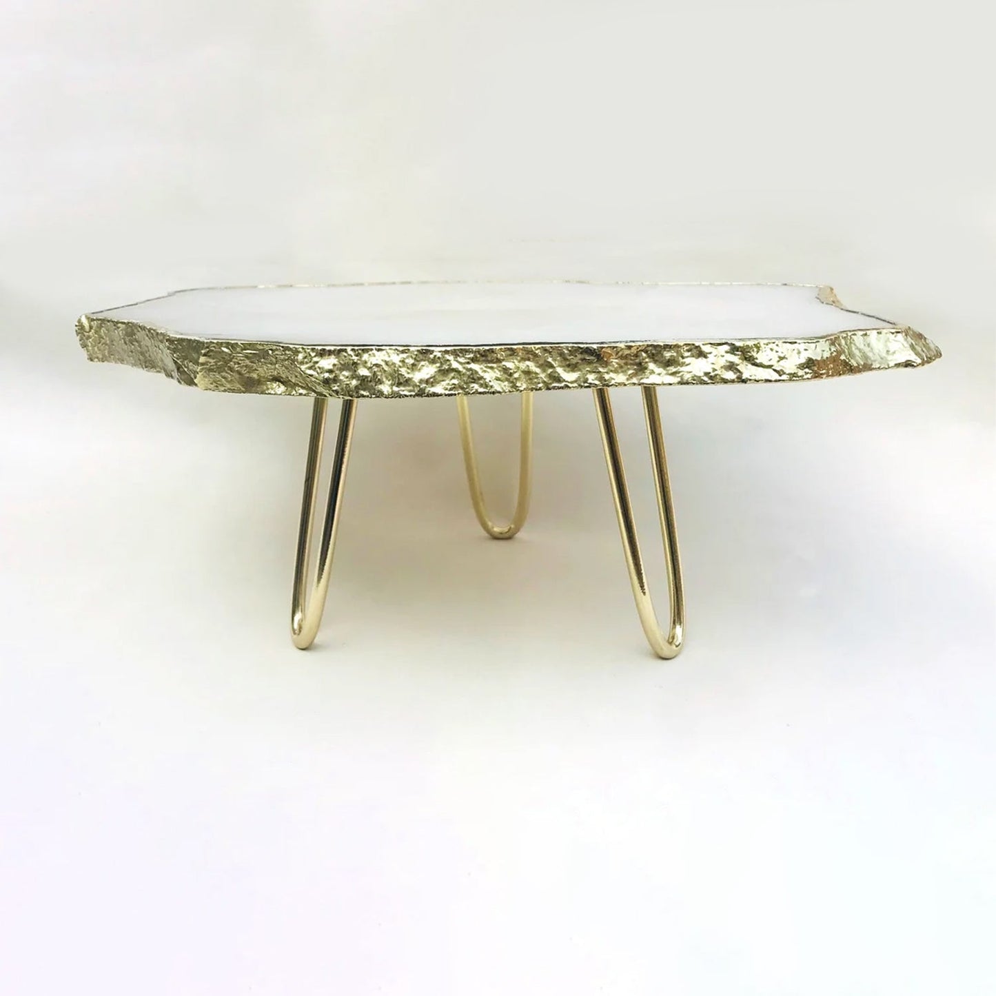 White Agate Cake Stand/Centrepiece/Display Stand/Tray-4